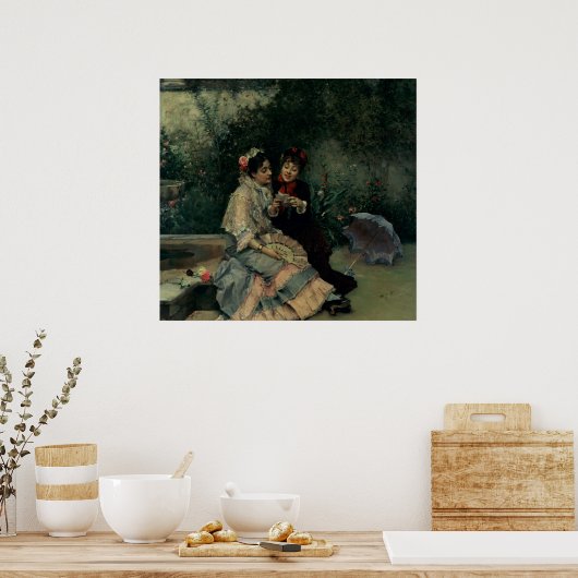 2人のスペインの女性 ポスター (キッチン)