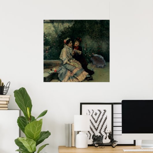 2人のスペインの女性 ポスター (ホームオフィス)