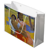 2人のタヒチ族の女性、ゴーギャン ラージペーパーバッグ (正面アングル)