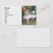 2人のダンサーのガスを抜いて下さい 名刺 (正面/裏面)