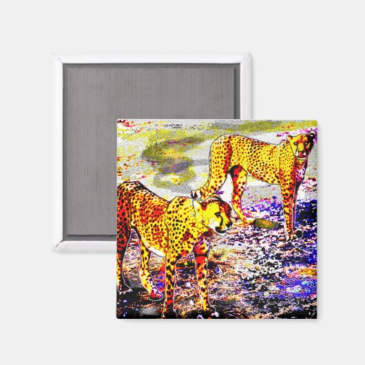 2人のチーズ マグネット (正面/裏面)