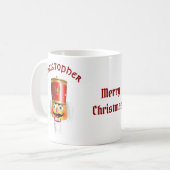 2人のナッツ味のくるみ割りの戦わない兵隊 コーヒーマグカップ (正面左)