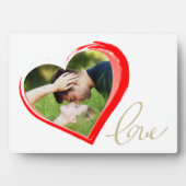 2人のハートがバレンタインをラブスクリプト`sデー写真  フォトプラーク (正面)
