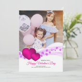 2人のハートがバレンタインデイカードを撮る シーズンカード (スタンド正面)