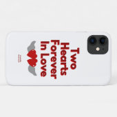 2人のハートが永遠にApple iPhone 11を愛 Case-Mate iPhoneケース (裏面(横))