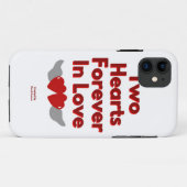 2人のハートが永遠にApple iPhone 5/5Sを愛 Case-Mate iPhoneケース (裏面(横))