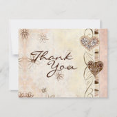 2人のハートが1人として参加ありがとう 招待状 (正面)