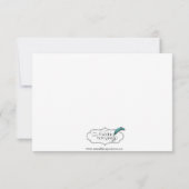 2人のハートが1回のリハーサルディナー 招待状 (裏面)