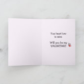 2人のハートピットブルバレンタイン·カード シーズンカード (内部)