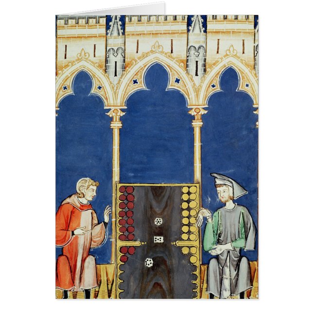 2人のバックギャモンプレーヤー (正面)