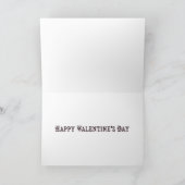 2人のバレンタインデーカードのために造られる自転車 シーズンカード (内部)