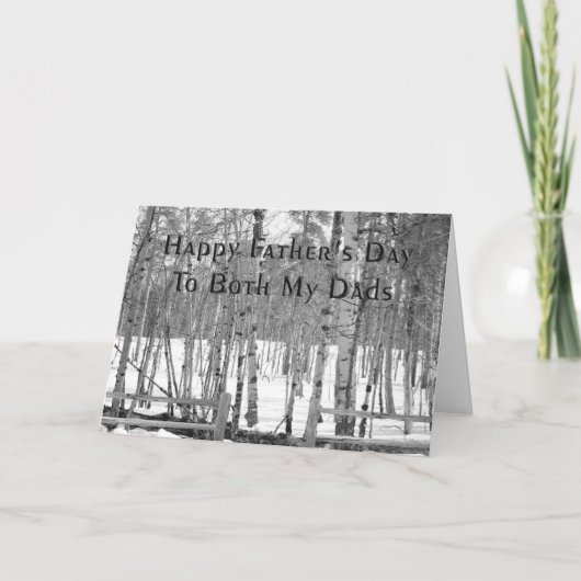 2人のパパ カード (正面)