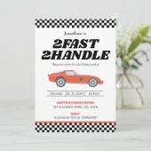 2人のファーストツーハンドルボーイ2人目の誕生日パーティー 招待状 (スタンド正面)