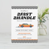 2人のファーストツーハンドルボーイ2人目の誕生日パーティー 招待状 (スタンド正面)