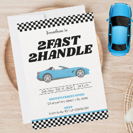 2人のファーストツーハンドルボーイ2人目の誕生日パーティー 招待状