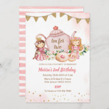 2人のプリンセス王室ののお茶 