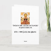 2人のペストリー職人- Maxfield Parrish著… シーズンカード (裏面)