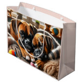 2人のボクサー、1人のハート ラージペーパーバッグ (裏面アングル)