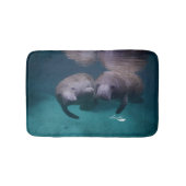 2人のマナティーの友人の浴室のマット バスマット (正面)