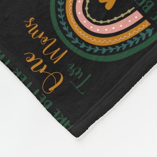 2人のママは1人のレズビアンママより母 フリースブランケット (角)