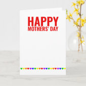 2人のママ ハッピーゲイマザーズデー カード (黄色い花)