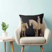 2人のライダー、中国語、唐朝(618-906) (大地 クッション (椅子)