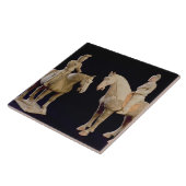 2人のライダー、中国語、唐朝(618-906) (大地 タイル (側面)