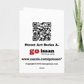 2人のラオスの僧侶 カード (裏面)