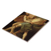 2人のレスリング選手 タイル (側面)