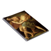 2人のレスリング選手 ノートブック (右側)