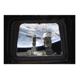 2人のロシア人の宇宙船 フォトプリント           