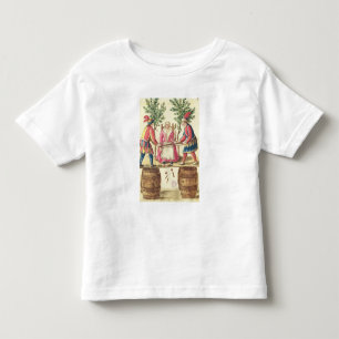 2人のヴェネツィアの魔術師が女性を半分に刈り込んだ トドラーTシャツ