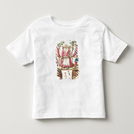 2人のヴェネツィアの魔術師が女性を半分に刈り込んだ トドラーTシャツ (正面)