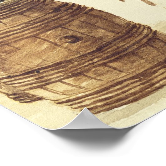 2人のヴェネツィアの魔術師が女性を半分に刈り込んだ ポスター (角)