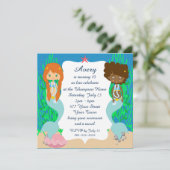 2人の人魚プールパーティー 招待状 (スタンド正面)