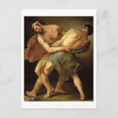 2人の力士 ポストカード (正面)