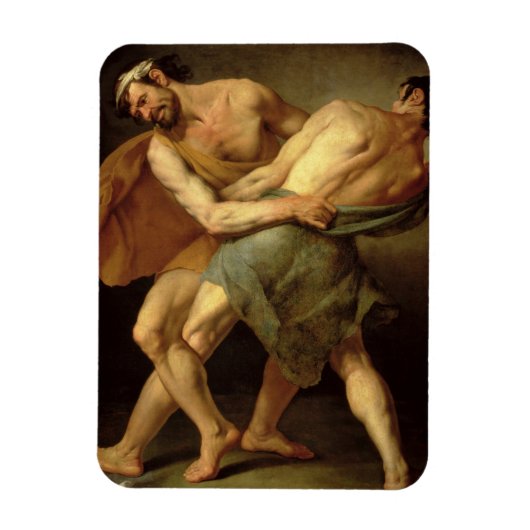 2人の力士 マグネット (縦)