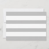 2人の卒業生ネイビーグレー卒業パーティーの写真 招待状 (裏面)