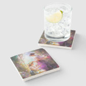 2人の友人 ストーンコースター (横)