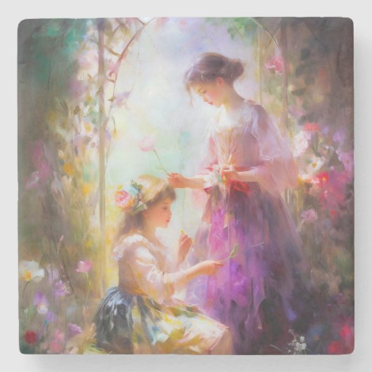 2人の友人 ストーンコースター (正面)