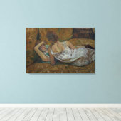 2人の友人（パステル） キャンバスプリント (インサイチュ (ウッドフロア))