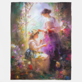 2人の友人 フリースブランケット