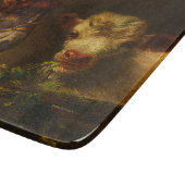 2人の友人（ロバと子羊） （家畜） カッティングボード (角)