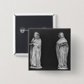 2人の哀悼者 缶バッジ (正面&裏面)