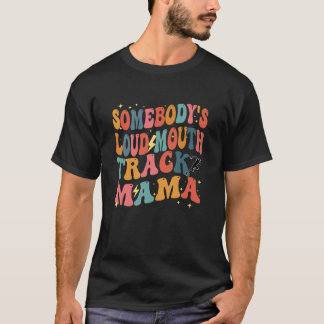 2人の大声で口を追うママおもしろいママmote tシャツ