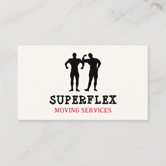 2人の奇数ジョブの移動 名刺 (正面)