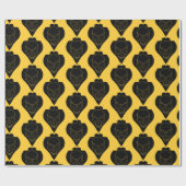 2人の女とスカル ラッピングペーパー (フラット)