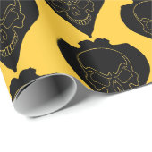 2人の女とスカル ラッピングペーパー (ロールコーナー)