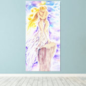 2人の女の子と彼らの壊れやすい愛の物語 キャンバスプリント (インサイチュ (ウッドフロア))