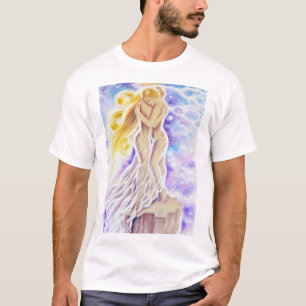 2人の女の子と彼らの壊れやすい愛の物語 Tシャツ